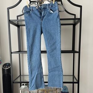 Zara Women's Straight Leg Blue Jeans
